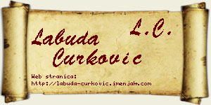 Labuda Ćurković vizit kartica
